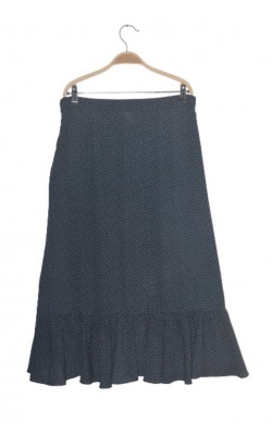 Fusta tesatura subtire H&M, cu trena, marime 42