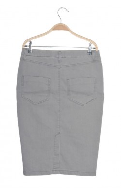 Fusta tip creion Riccovero, denim stretch, marime 36