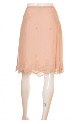 Fusta voal broderie margele French Connection, marime 38