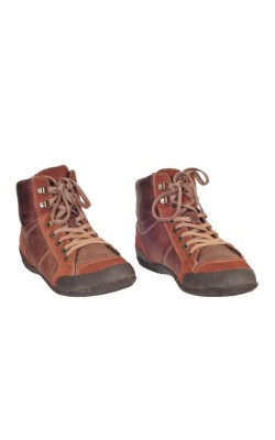 Ghete din piele Geox, inteior fleece, marime 39