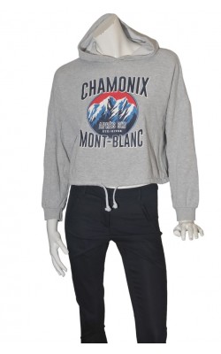 Hanorac scurt supradimensionat Gina Tricot, marime M