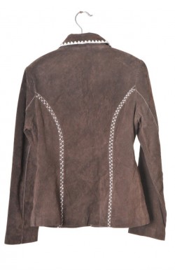 Jacheta cambrata din piele intoarsa B.Young, marime S