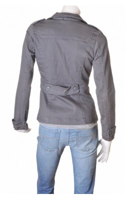 Jacheta gri cambrata H&M, marime 36