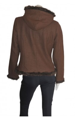 Jacheta lana cu broderie Fransa, marime 40