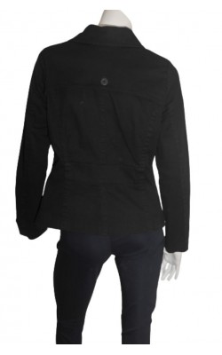 Jacheta neagra H&M, croi cambrat, marime L