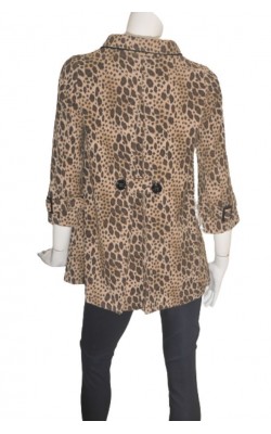Jacheta print leopard H&M, marime 38