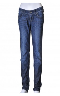 Jeans bleumarin slim leg Fornarina, marime 34