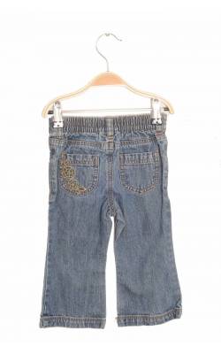 Jeans Cherokee, buzunar cu broderie aurie, 18 luni