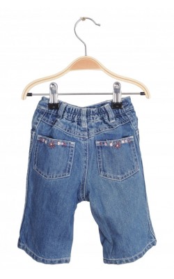 Jeans buzunare brodate Gap, 3-6 luni
