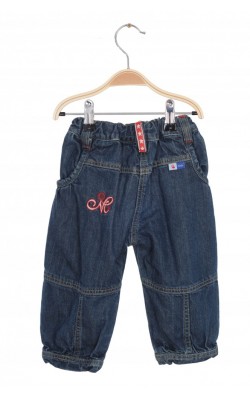 Jeans bleumarin Molo, talie ajustabila, 18 luni