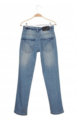 Jeans slim leg Benetton, talie ajustabila, 11-12 ani