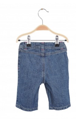 Jeans broderie fluturi Sonoma, talie ajustabila, 18 luni