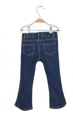 Jeans stretch Old Navy boot-cut, talie ajustabila, 3 ani