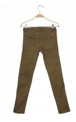 Leggings denim kaki Name It, talie ajustabila, 9-10 ani