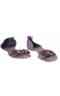 Sandale din piele naturala Les Lolitas, marime 39