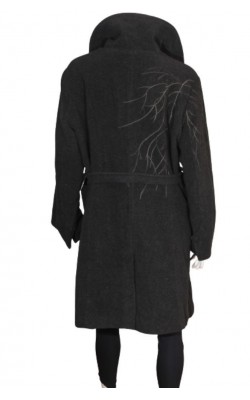 Palton vatuit Zay by Zizzi, broderie spate. marime XXL