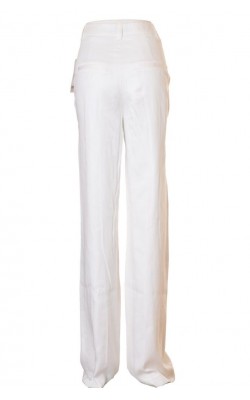 Pantaloni albi Gina Tricot, marime 38