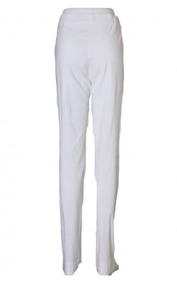 Pantaloni albi stretch Friendtex, marime 40