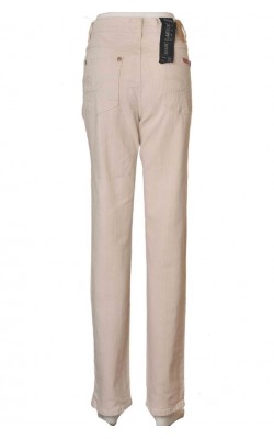 Pantaloni bej denim Marc Lauge, marime 38