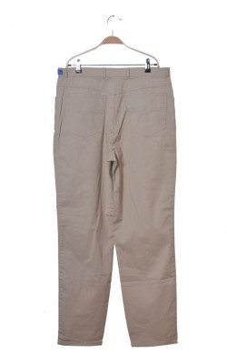 Pantaloni bej Mirage, croi drept, marime 46