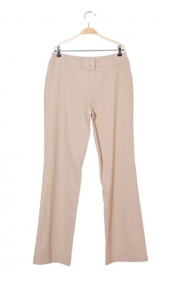 Pantaloni bej stretch Lindon, talie normala, marime 40
