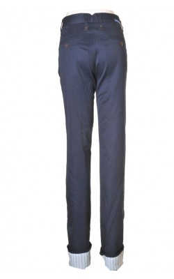 Pantaloni bleumarin Homini Emerito by Mango, marime 40