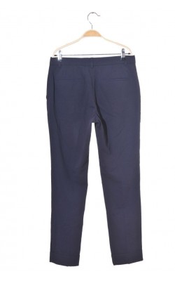 Pantaloni bleumarin office Mango, marime 40