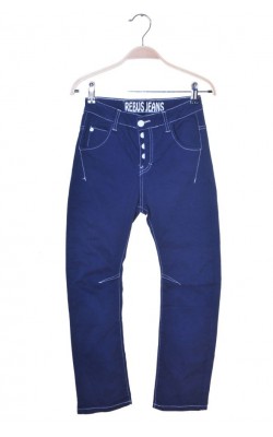 Pantaloni bleumarin Regus Jeans, talie ajustabila, 9 ani
