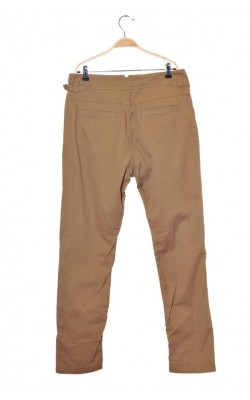 Pantaloni camel cu pense H&M L.o.g.g., marime 44