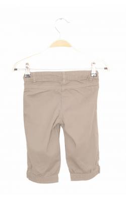 Pantaloni capri kaki deschis C&A Palomino, talie ajustabila, 4 ani