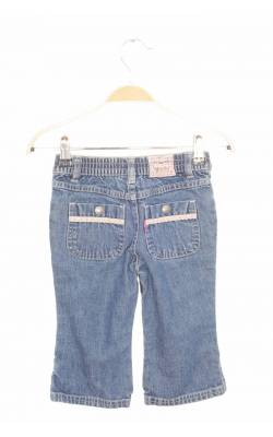 Pantaloni capri Levi's Red Tab, dantela roz pe buzunare, 4 ani