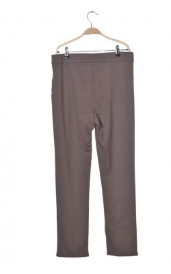 Pantaloni drepti jerseu taupe Hanna, marime 42
