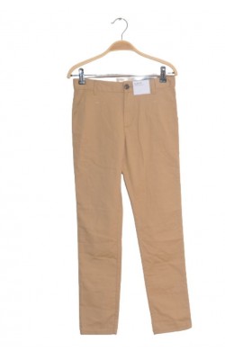 Pantaloni H&M L.o.g.g. slim fit, talie ajustabila, 9-10 ani