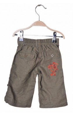 Pantaloni kaki cu broderie Mothercare, amestec in, 3-6 luni