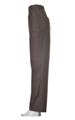 Pantaloni maro office Brandtex, amestec lana, marime 48