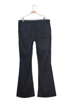 Pantaloni negri mix bumbac H&M, marime 42