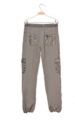 Pantaloni olive jerseu si satin Bfly, 12-13 ani