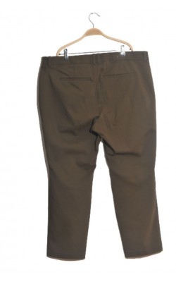 Pantaloni pana la glezna H&M, culoare kaki, marime 52 