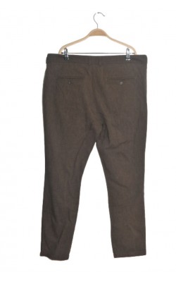 Pantaloni pana la glezna Lindex, bumbac si vascoza, marime 44