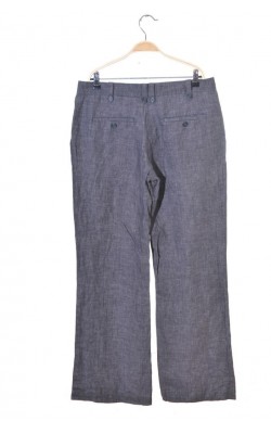 Pantaloni de in H&M, talie normala, croi drept, marime 44