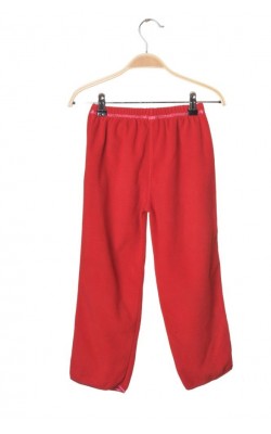 Pantaloni polar rosu Peanuts, 6-7 ani
