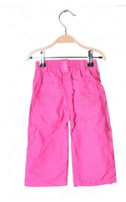Pantaloni roz Early Days, lungime ajustabila, 6-12 luni