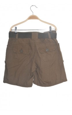 Pantaloni scurti bumbac H&M, culoare kaki, marime 38