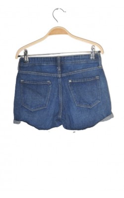 Pantaloni scurti denim H&M, talie ajustabila, 11-12 ani