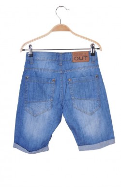 Pantaloni scurti denim Vrs Junior, talie ajustabila, 10 ani