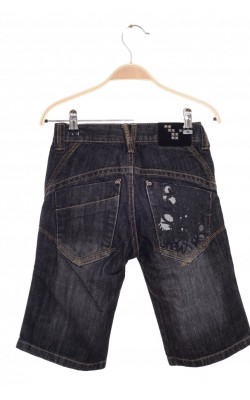 Pantaloni scurti denim negru prespalat Detroit, 9 ani