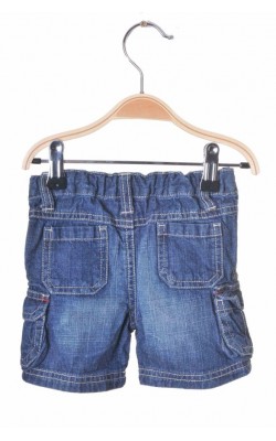 Pantaloni scurti Matalan, denim, talie ajustabila, 0-3 luni