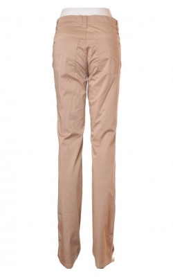 Pantaloni stretch Sand, bumbac, croi drept, marime 38