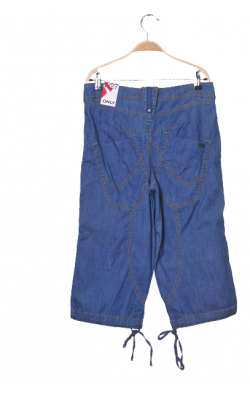 Pantaloni trei sferturi denim subtire Only, tur lasat, marime 36