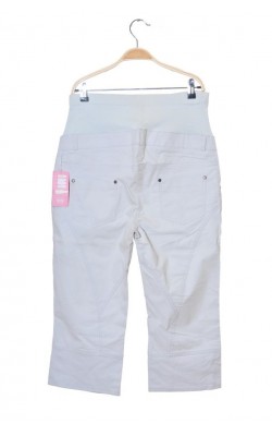 Pantaloni trei sferturi gravide Maya, talie ajustabila, marime 40